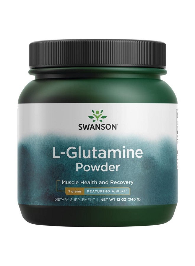 SWANSON Amino Acid Ajipure Lglutamine Powder 12 Ounce (340 G) Pwdr - Image 2