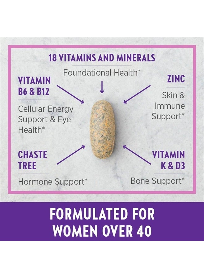 New Chapter Women's Multivitamin, Every Woman's One Daily 40+, Fermented with Probiotics + Vitamin D3 + B Vitamins + Organic Non-GMO Ingredients - 24 Count - Image 5