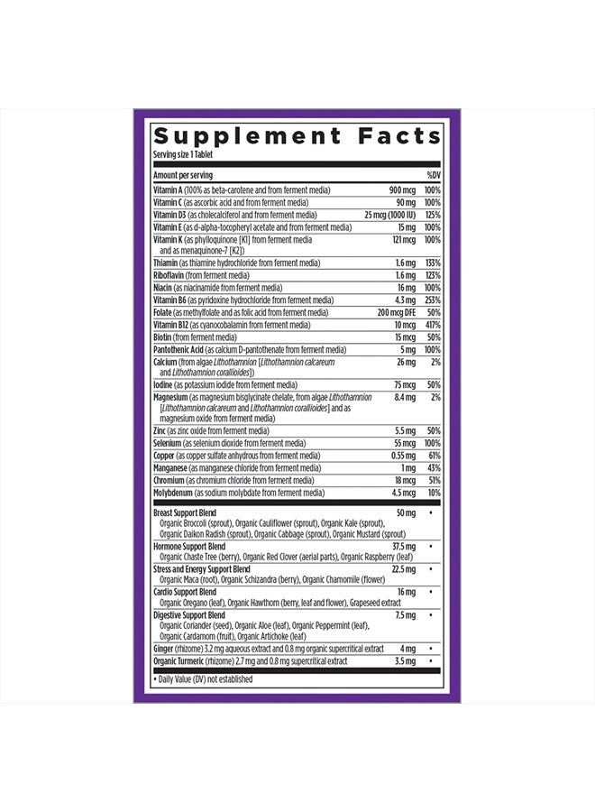 New Chapter Women's Multivitamin, Every Woman's One Daily 40+, Fermented with Probiotics + Vitamin D3 + B Vitamins + Organic Non-GMO Ingredients - 24 Count - Image 2