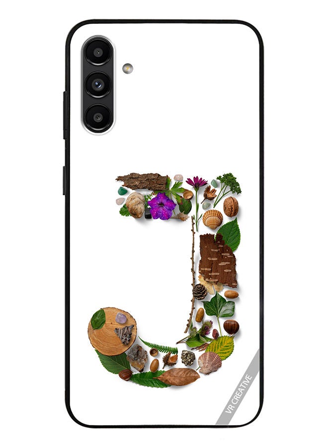 VR CREATIVE Protective Case Cover For Samsung Galaxy A13 5G Alphabet J Design Multicolour - Image 1