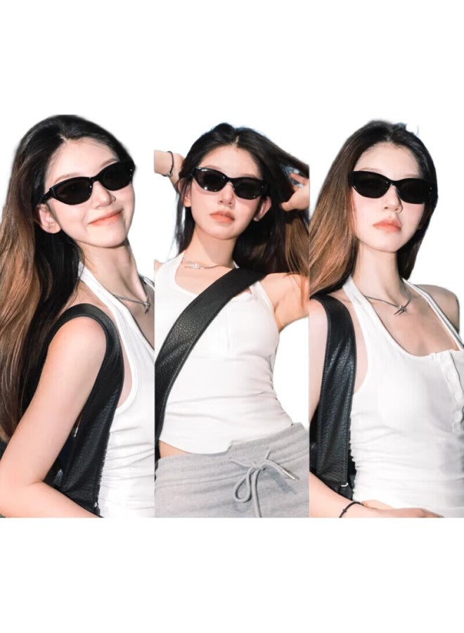 LOHO Cat Eye Sunglasses Women'S Narrow Frame Slimming New Lady High-End Fashion Sun Glasses Gm Sunglasses Lh09648 - Image 3