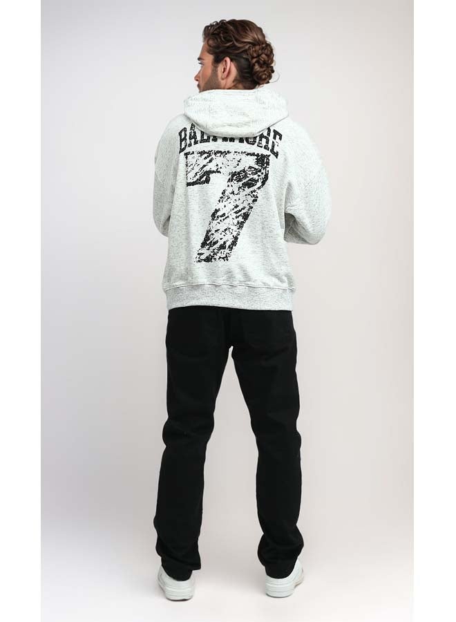 RAVIN Heather Slip On Off-White Comfy Hoodie - Image 3