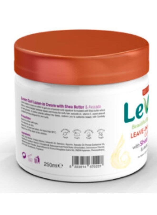 LEAVEN LEAVE-IN CREAM Curl with Shea butter and Avocado 250 ml  - Image 2