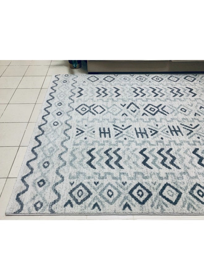 HANDPICKED FURNITURE Handpicked Furniture Vintage Grey Rug, Ultra Soft Area Carpets For Bed Room, Living Room, And Dining Room, Anti Slip Floor Carpets, Easy To Clean, Made In Turkey, Rectangle  - Image 3