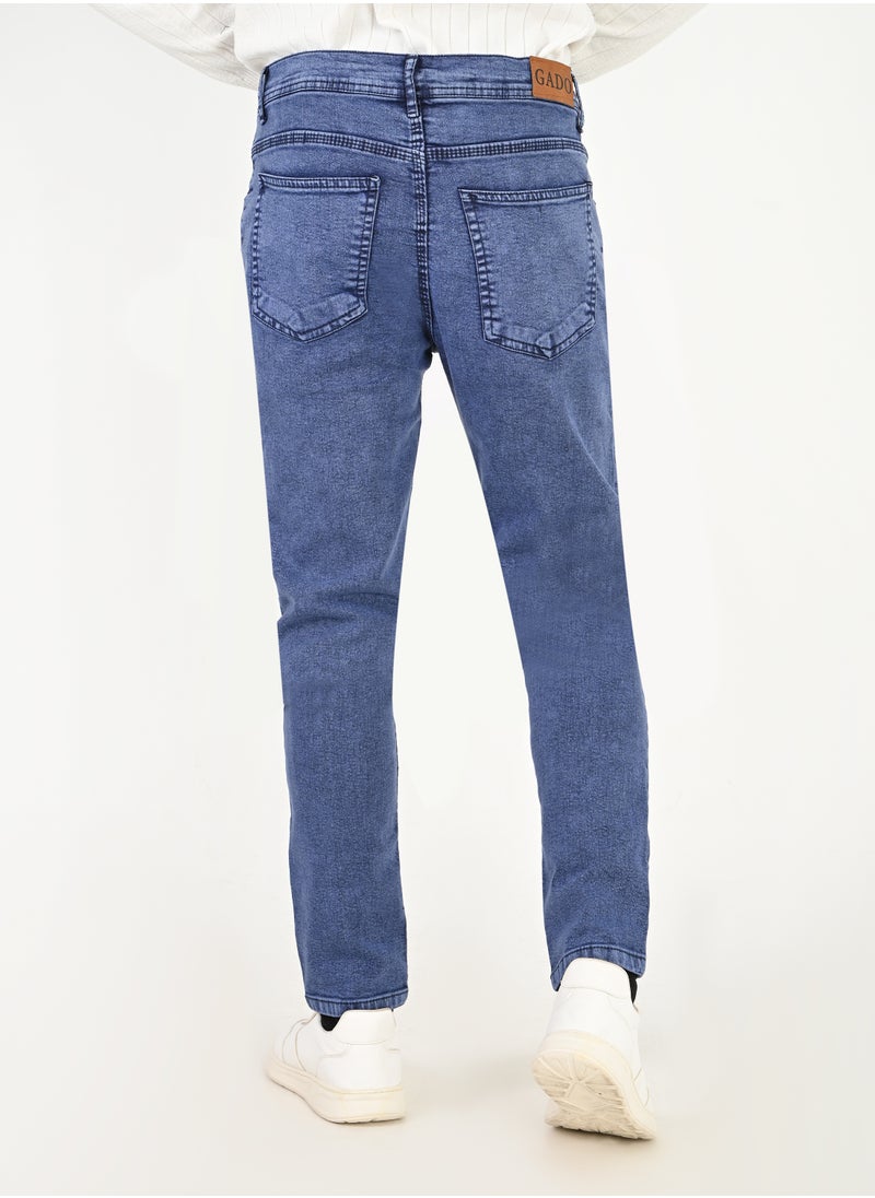 GADO Men's Jeans-blue  - Image 3