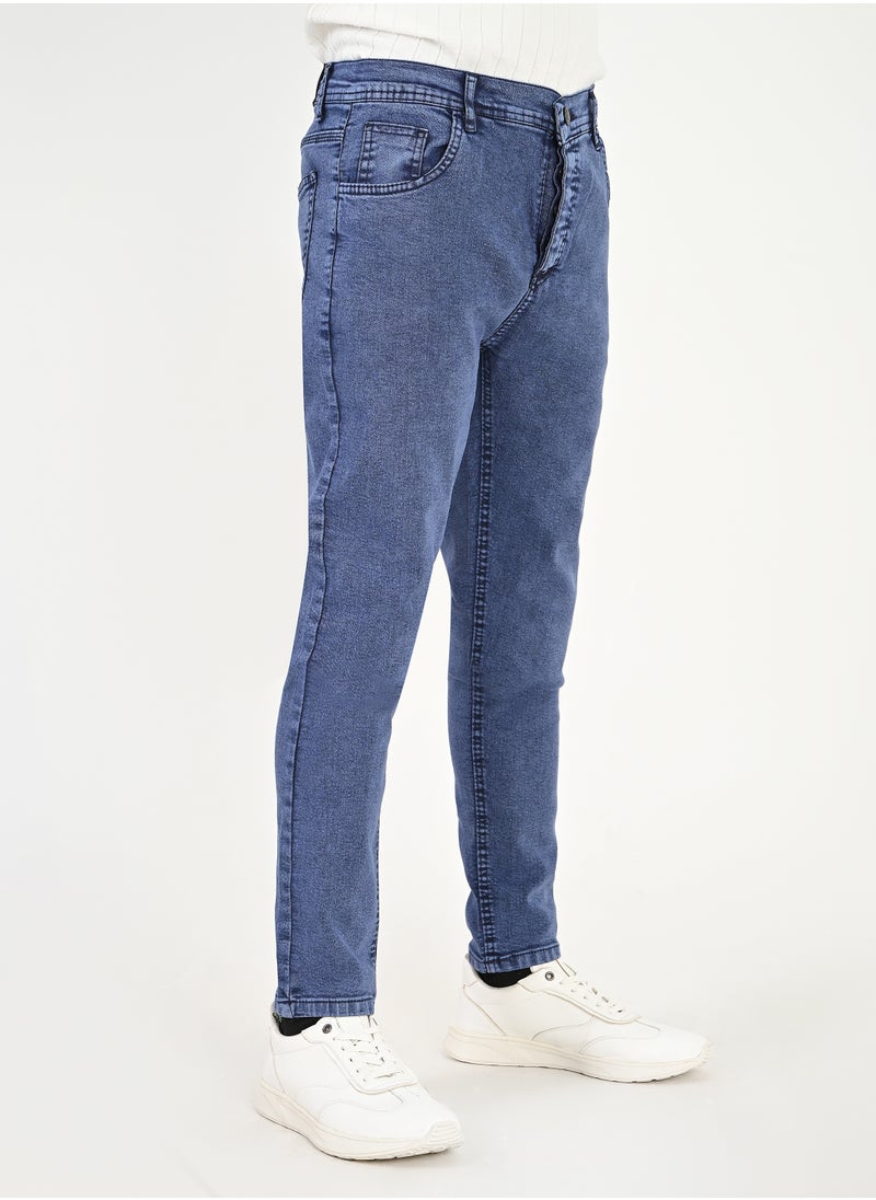 GADO Men's Jeans-blue  - Image 4