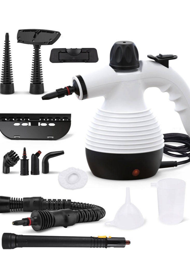 Joshberg Handheld Steam Cleaner, Steamer for Cleaning, Multipurpose Portable Steam Cleaners for Home Use with Safety Lock and 13 Accessory Kit to Remove Grime, Grease, and More, Save Time and Effort  - Image 2