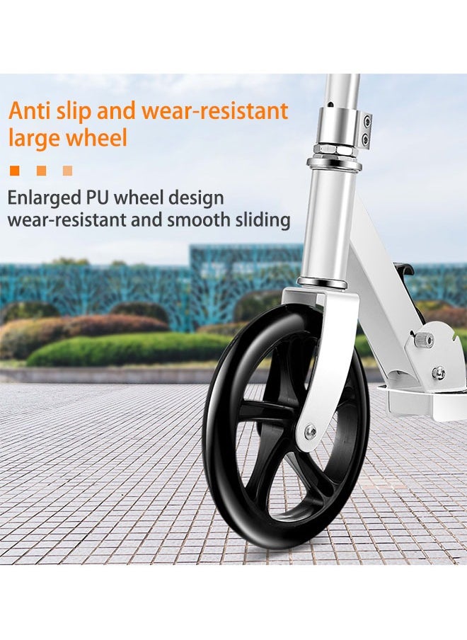Arabest Two-Wheeled Scooter,Foldable,Lightweight,Three-Position Height Adjustment,Standing Riding Brake,Suitable for Riders 5 Years and Older(102*78*16cm)  - Image 3