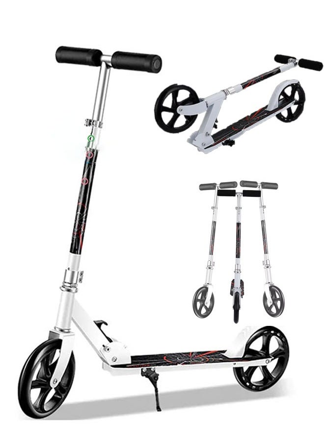 Arabest Two-Wheeled Scooter,Foldable,Lightweight,Three-Position Height Adjustment,Standing Riding Brake,Suitable for Riders 5 Years and Older(102*78*16cm)  - Image 1
