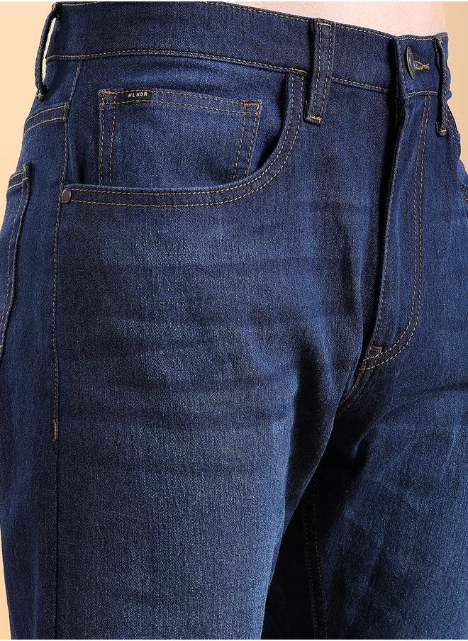 HIGHLANDER Mid-Rise Bootcut Stretchy Faded Jeans by Styli  - Image 4
