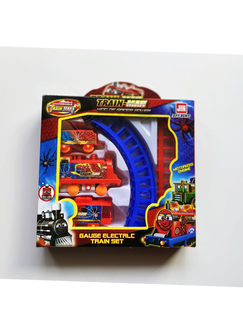1 x 5 pcs Electric Toy Train Set for Kids Spider 