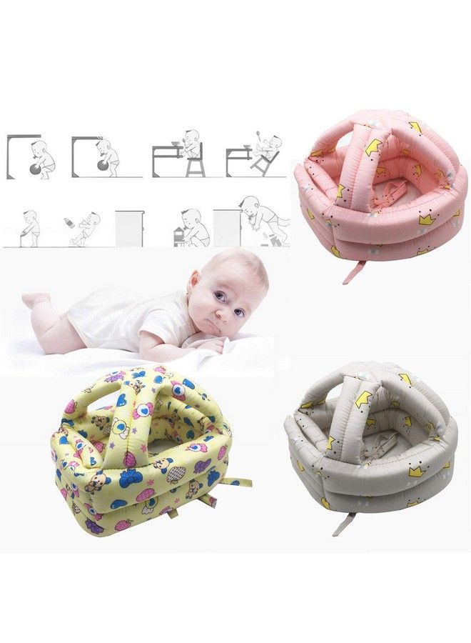Syga Baby Helmet Toddler Head Protector Upgrade Infant Safety Helmet Hat Breathable Head Drop Protection For Boys Girls Learn To Walk Crawling Adjustable Headguard Protective Products Multicolored Apple - Image 5
