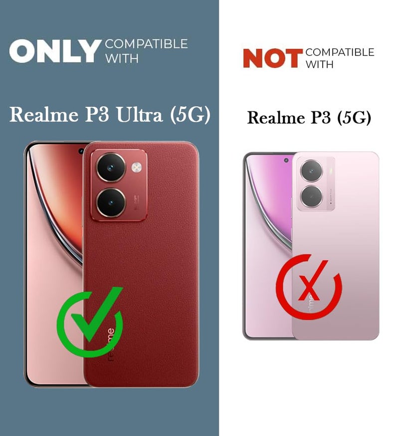 Jkobi Back Cover Case for Realme P3 Ultra (Shockproof Polycarbonate Dual Layer Hybrid Armor) - Image 4