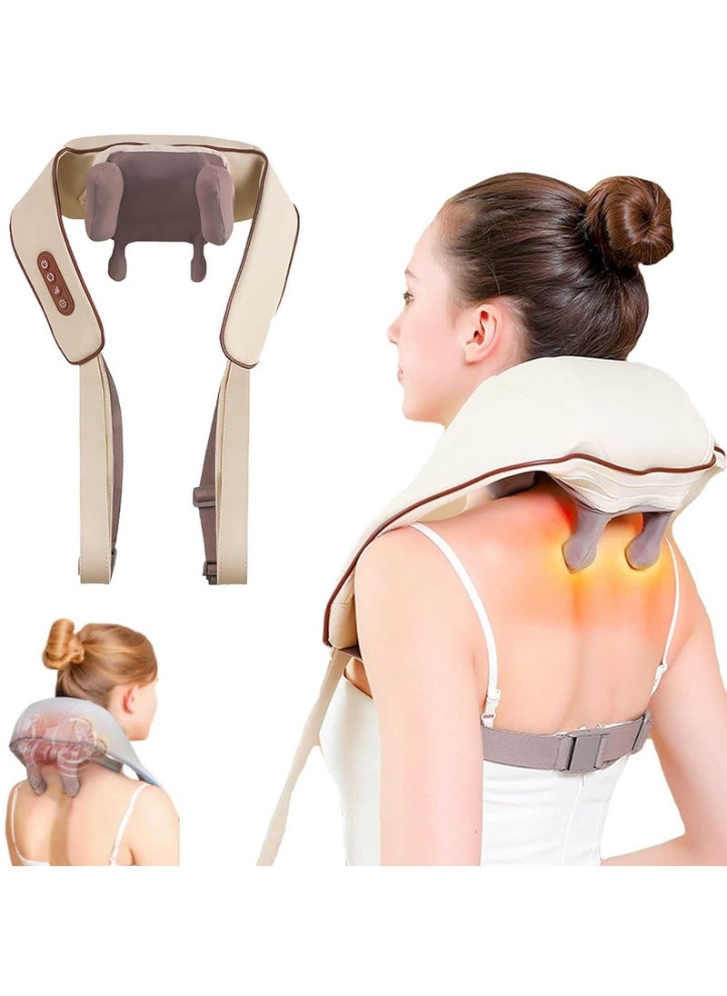 DubaiGallery - The New Neck and Shoulder Heat Massager, Wireless Shiatsu Massage with Heat, Soothely Neck Massager for Pain Relief Deep Tissue, Banasuer Neck & Shoulder Massager with Heat - Image 1