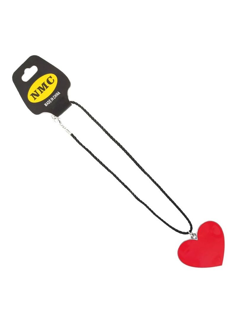 NMC Love Heart Emblem Logo Car Mirror Hanging Pendant Mini Metal Decoration Chain with Heart Love Emblem Logo Pendant 1Pcs - Image 3