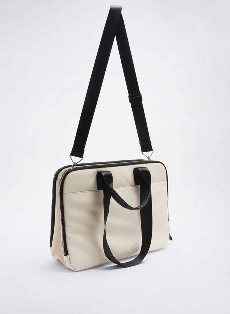 PARFOIS Nylon Briefcase Laptop Bag