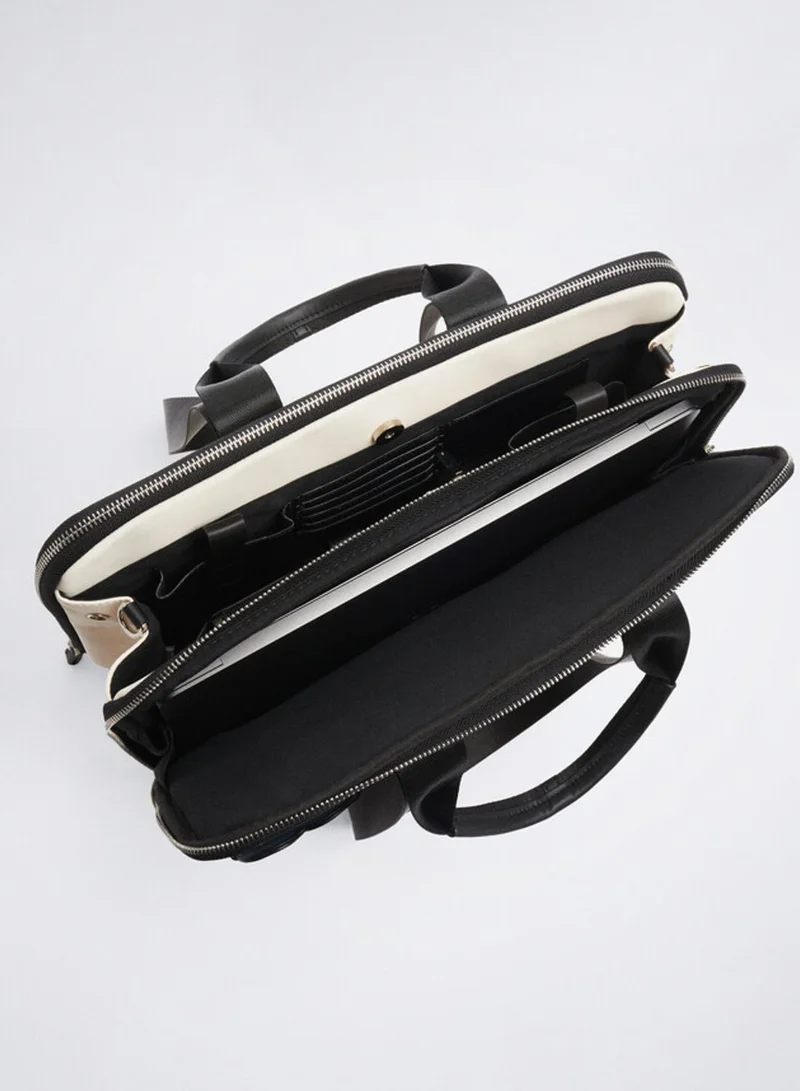 PARFOIS Nylon Briefcase Laptop Bag