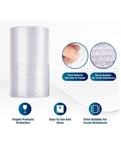 Hi Care [Pack of 2 Rolls] Bubble Wrap Roll 75cm x 10m Packing Bubble Roll Air Bubble Cushioning Wrap Roll for Packaging Fragile Items, Shipping, Mailing, Packing and Moving Supplies  - Image 3