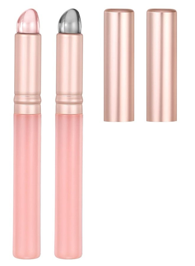 Hariendny 2pcs Silicone Lip and Concealer Makeup Brushes, Premium High Elastic Silicone Brush Set, Lip Mask Applicator Silicone Lip Brush, Reusable Cosmetic Tools for Lipsticks, Lip Balm, Concealer and Nail - Image 1