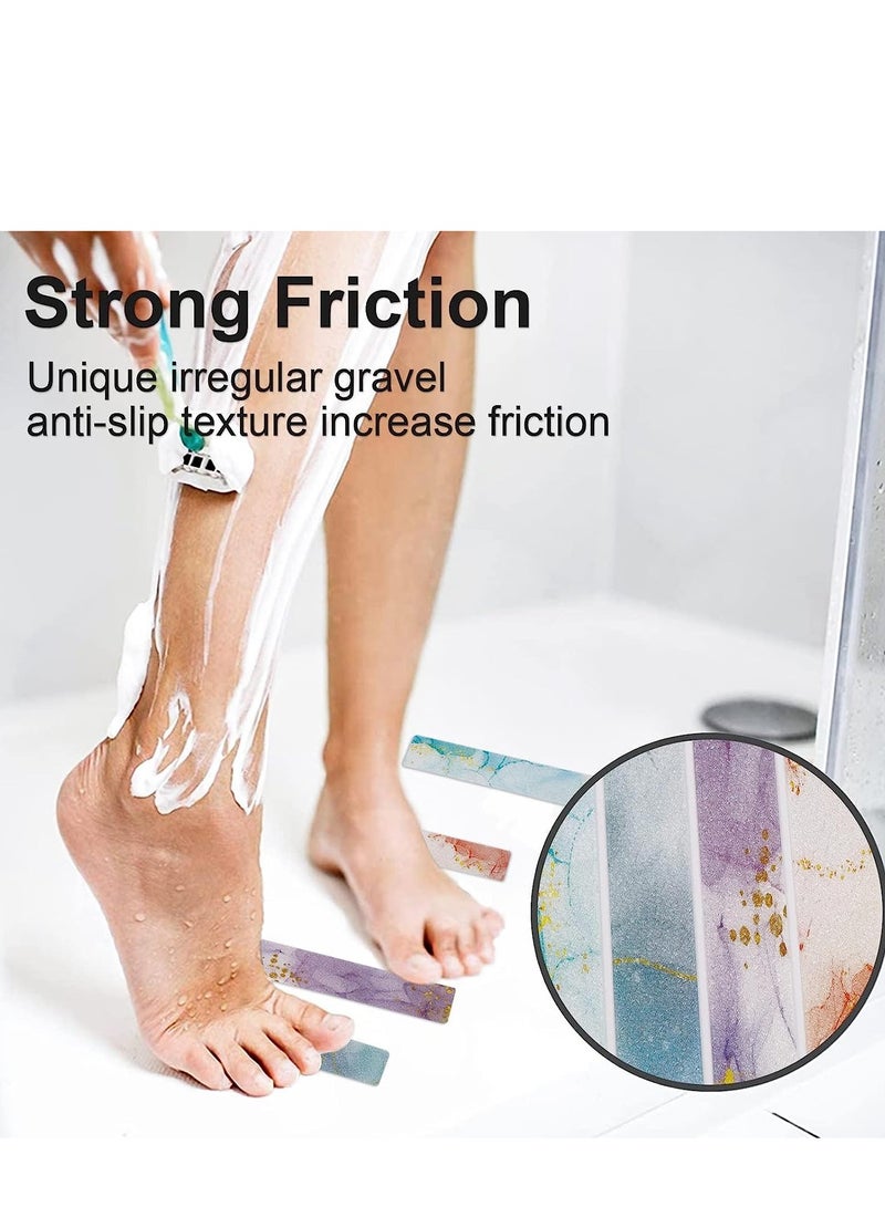 KASTWAVE ملصقات حوض الاستحمام غير القابلة للانزلاق، 24 حزمة ملصقات لعدم الانزلاق في حوض الاستحمام، ملصقات أمان حوض الاستحمام غير القابلة للانزلاق، ملصقات مضادة للانزلاق للاستحمام لحوض الاستحمام والسلالم والسلالم - Image 3