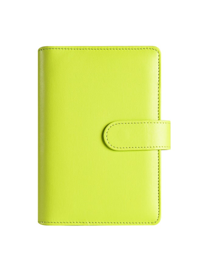 Start A6 Binder Creative Notebook Zipper Bag Macaron Pu Leather Loose-leaf Book Cash Budget Hand Book - Image 1