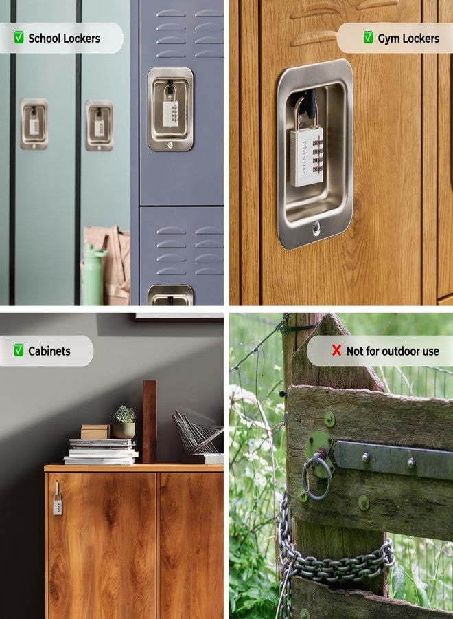 Master Lock 643D Set Your Own Combination Padlock, 1 Pack, Silver - Image 5