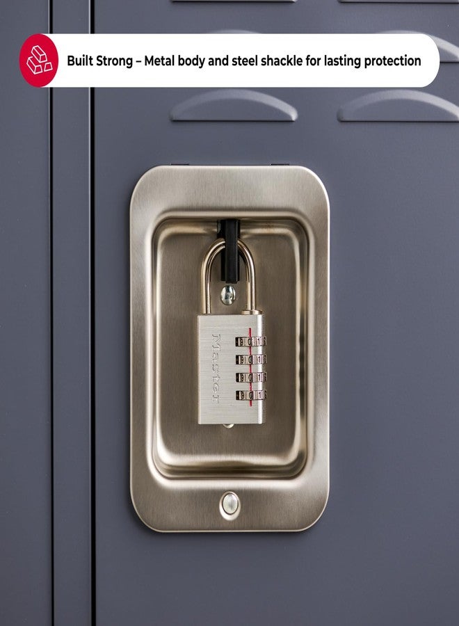 Master Lock 643D Set Your Own Combination Padlock, 1 Pack, Silver - Image 3