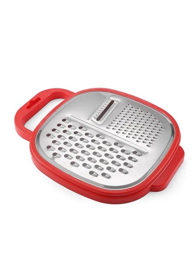 VIO Stainless Steel Ginger Garlic Grater with Handle Container and Lid Vegetable Chopper Slicer Shredder for Parmesan Cheese Chocolate Shredder with Storage Box Easy to Use Kitchen Tool  - Image 1