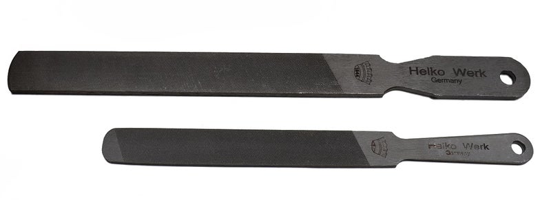 1844 Helko Werk Germany 1844 Helko Werk Germany Dual Sided Axe Sharpening File  Axe Sharpener Metal File singlecut and crosscut hand file Compact  Heavy Set 
