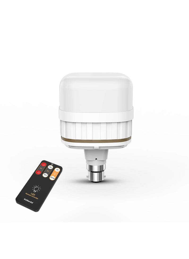 GOLD MEDAL Goldmedal Inverto 20 LED Rechargeable Lamp 20Watt Cool Daylight 6500K Pack of 1 with remote 2400mAh LiIon Recharchable Battery Energy Saving Up to 70 lumens per watt  - Image 1
