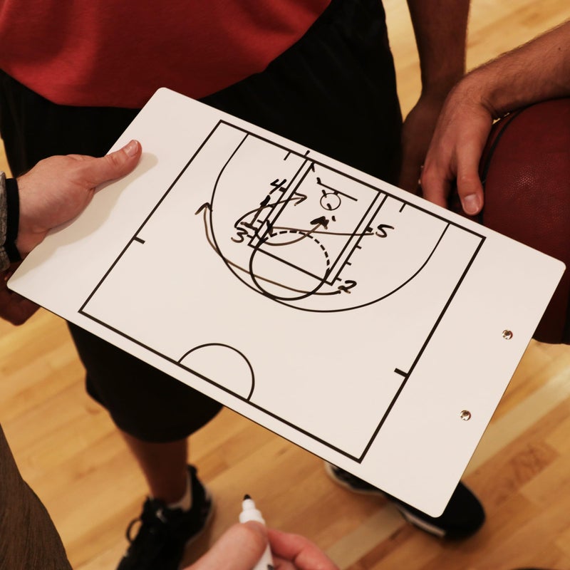 Murray Sporting Goods Dry Erase Coaches Clipboard | Double-Sided Dry Erase White Board (Basketball) - Image 5
