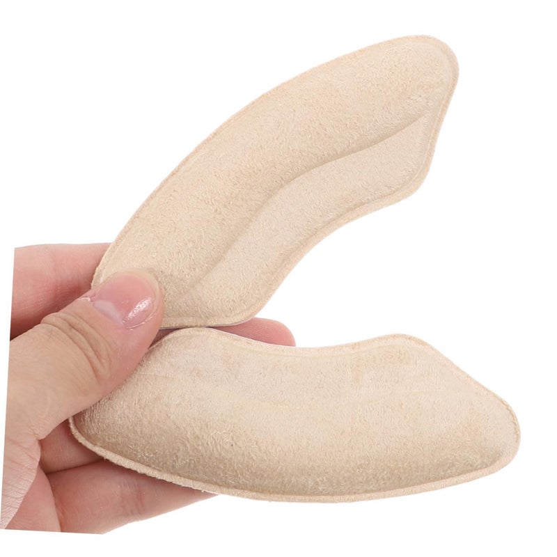 Non Slip Adhesive Heel Cushions 4 Pairs Black Beige For Blisters Loose Shoes - Image 5