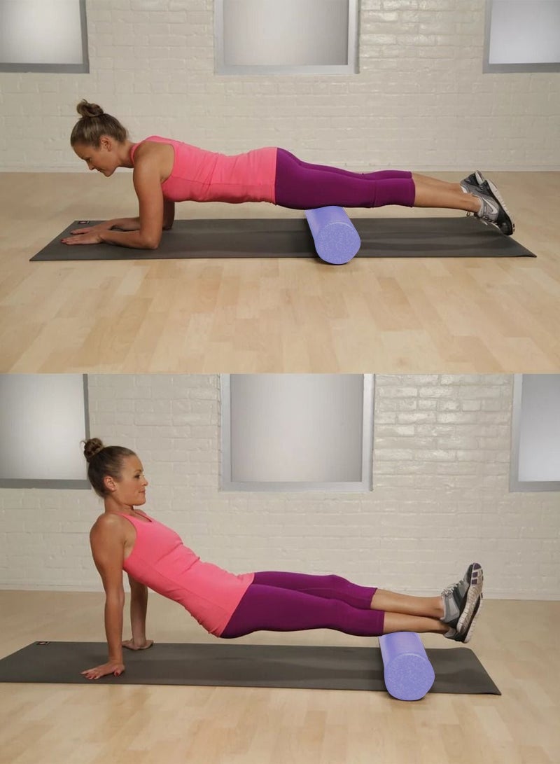 RAWAID High Density Yoga Foam Roller for Back Legs Exercise Massage Muscle Recovery and for Pain Relief Great for Fitness Enthusiasts of all Levels 60Cm Perfect for Developing Core and Stamina - Image 4