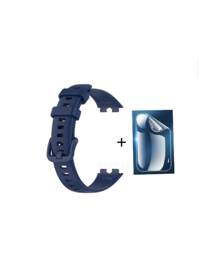 Silicone Watchband For Huawei Band 8 Huawei Band 9 Strap Smartwatch Wristbandbracelet Wriststrap Sport Replacement  - Image 1