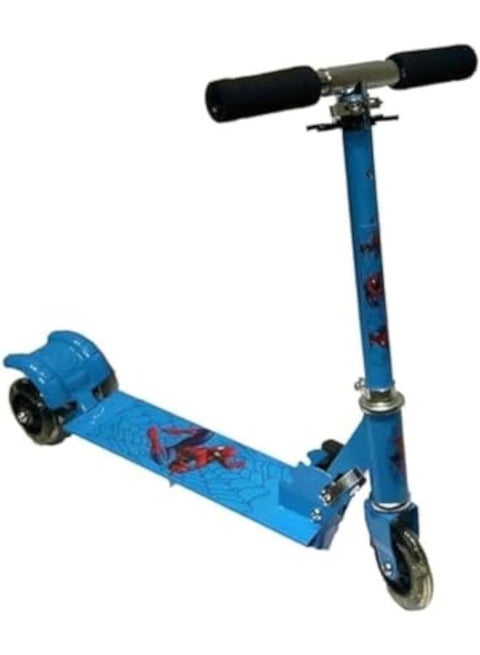 Generic Children's Kick Scooter, Blue, 3 Years & Above, Targeted, Aluminum Frame, Adjustable Handlebar, Front Suspension, Rear Braking, Ergonomic Grip, Solid Rubber Wheels, Scooter