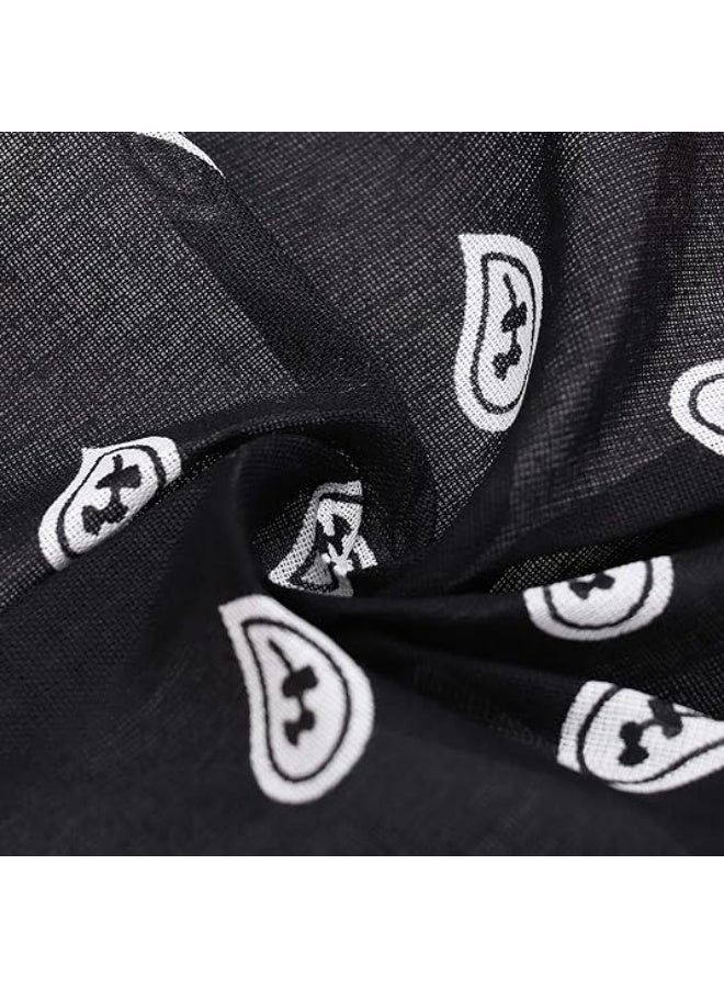 Paisley design polyester bandana, unisex for summer - Image 5