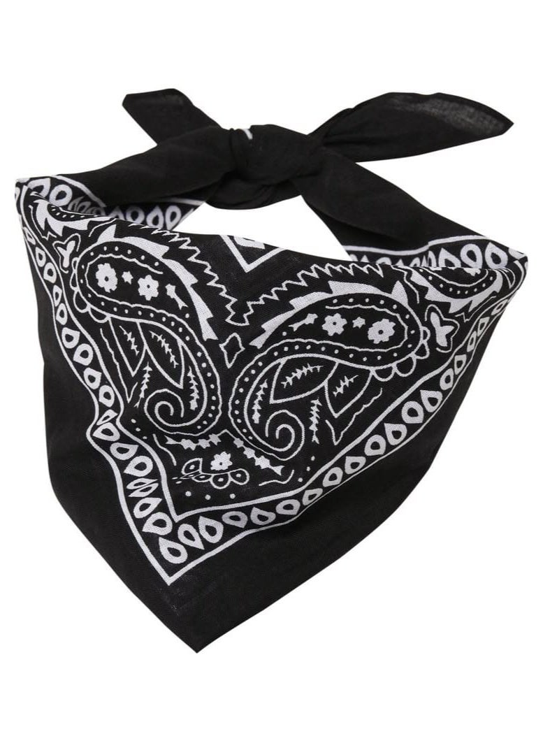 Paisley design polyester bandana, unisex for summer - Image 1