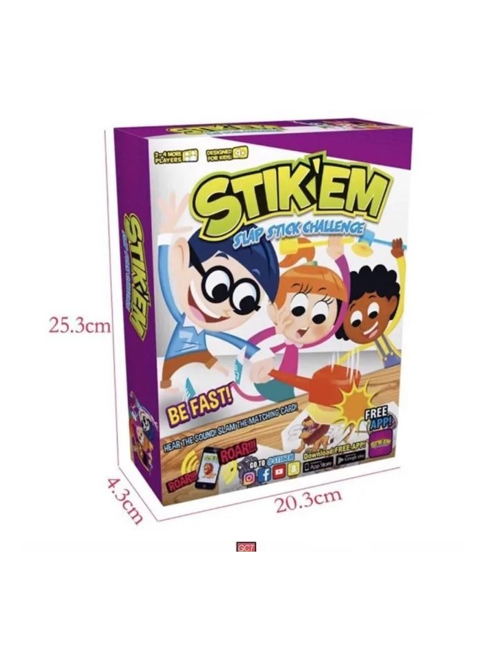 لعبة تحدي Stik'Em Slap Stick، لعبة ممتعة، لعبة عائلية - Image 2