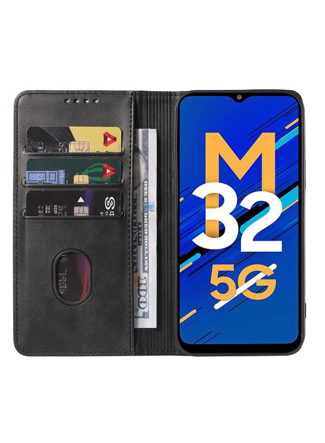 S-TOP Case For Samsung Galaxy M32 5G Magnetic Closure Leather Phone Case - Image 3