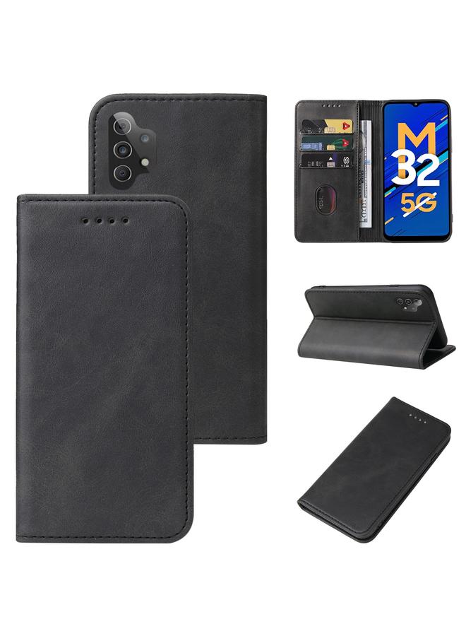 S-TOP Case For Samsung Galaxy M32 5G Magnetic Closure Leather Phone Case - Image 1