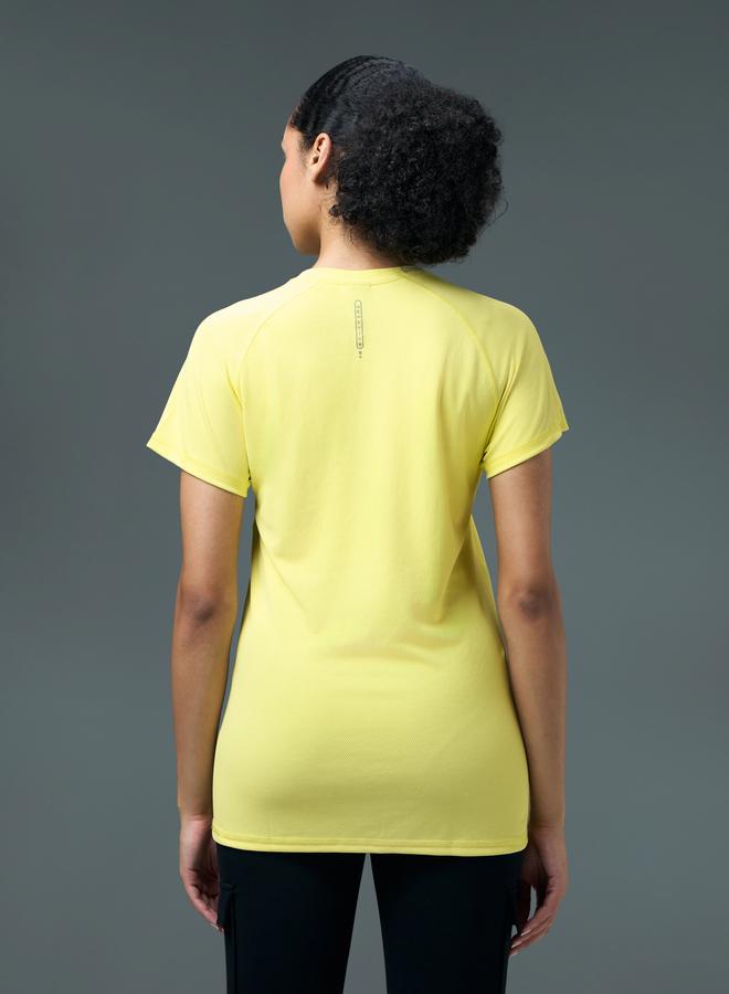 Technosport Women Solid Slim Fit Crew Neck T-Shirt - Image 4