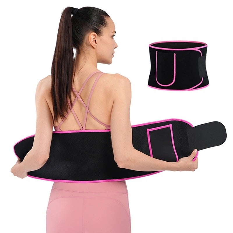 Bluejw Premium Power Weight Loss Waist Trimmer - Sport Slim Sweat Belt for Belly & Waist Slimming - Image 1