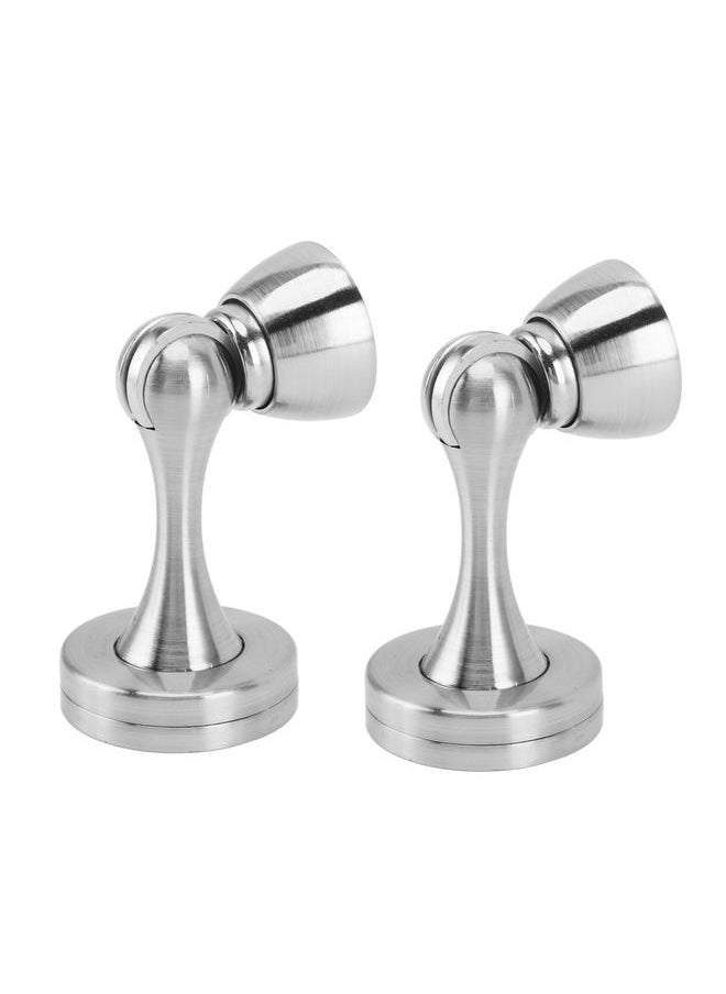 Thoraya 2Pcs Door Stopper Thickened Zinc Alloy Easy Installation Strong Magnetic Door Stop Door Holder for Bedroom Office Living Room  - Image 3