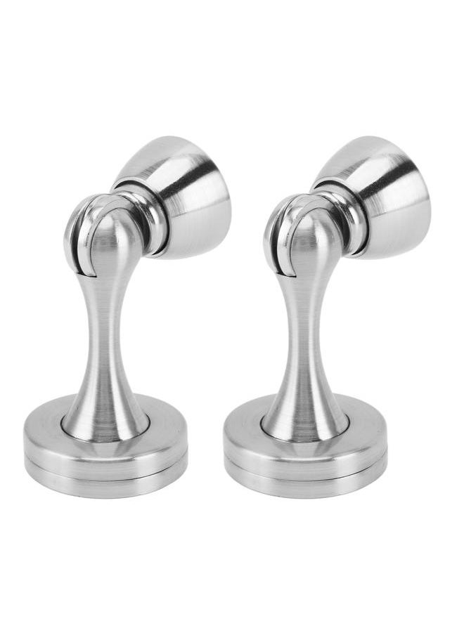 Thoraya 2Pcs Door Stopper Thickened Zinc Alloy Easy Installation Strong Magnetic Door Stop Door Holder for Bedroom Office Living Room  - Image 4