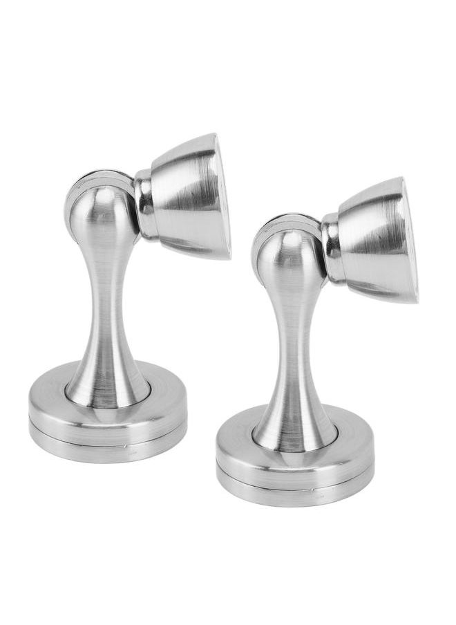 Thoraya 2Pcs Door Stopper Thickened Zinc Alloy Easy Installation Strong Magnetic Door Stop Door Holder for Bedroom Office Living Room  - Image 5