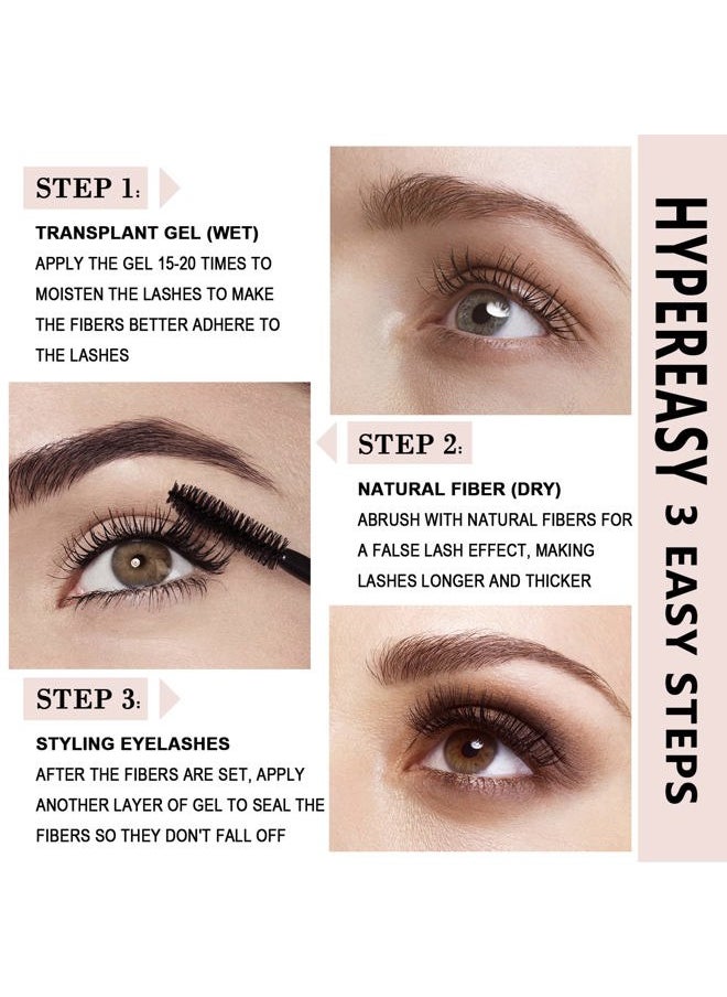 youngfocus - Youngfocus 3D Fiber Lash Mascara Waterproof, Luxuriously Longer, Thicker, Voluminous Eyelashes, Long-Lasting, Dramatic Extension, Smudge-proof, Hypoallergenic Formula-Best Gift - Image 1