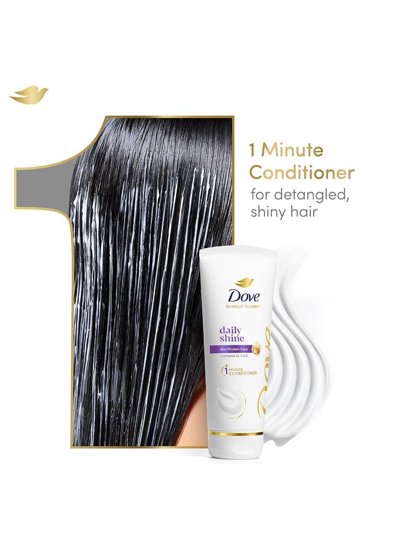 Dove Daily Shine Hair Conditioner With Nutritive Serum For Smooth & Shiny Hair, 175 Ml, All, 1 Count - Image 5