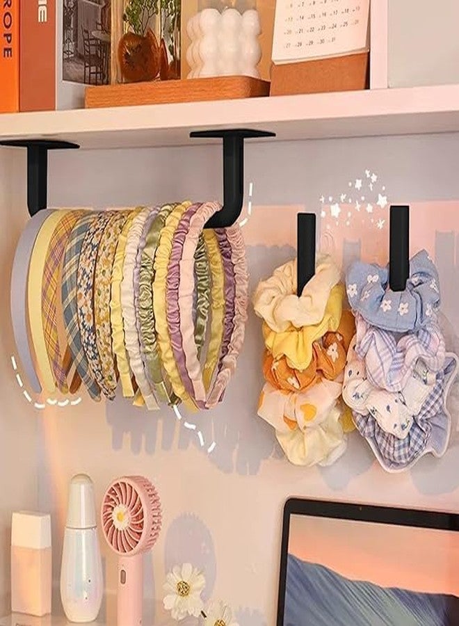 JIGVA Hat Rack for Wall Hat Organizer, Hat Racks for Baseball Caps Strong Adhesive Hooks for Hat Organizer Stainless Steel Hat Hanger Use Wall Hole for Door, Pack of 4 - Image 4