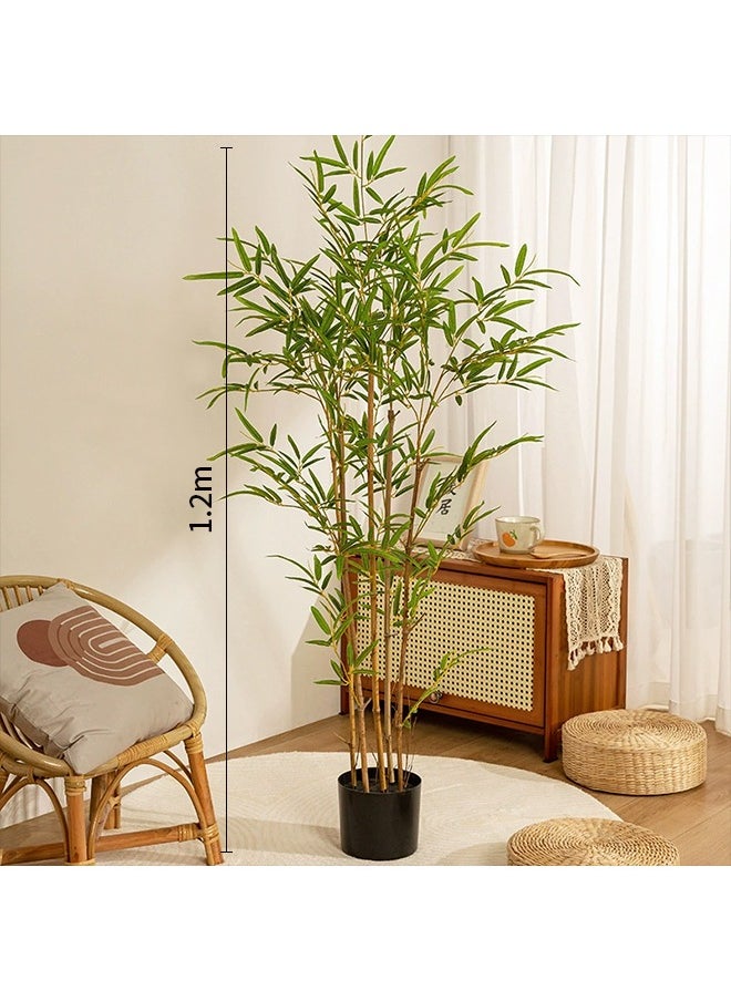 Generic 120cm simulated bamboo tree with natural texture, simulated bamboo tree, artificial bamboo tree with pot  - Image 5