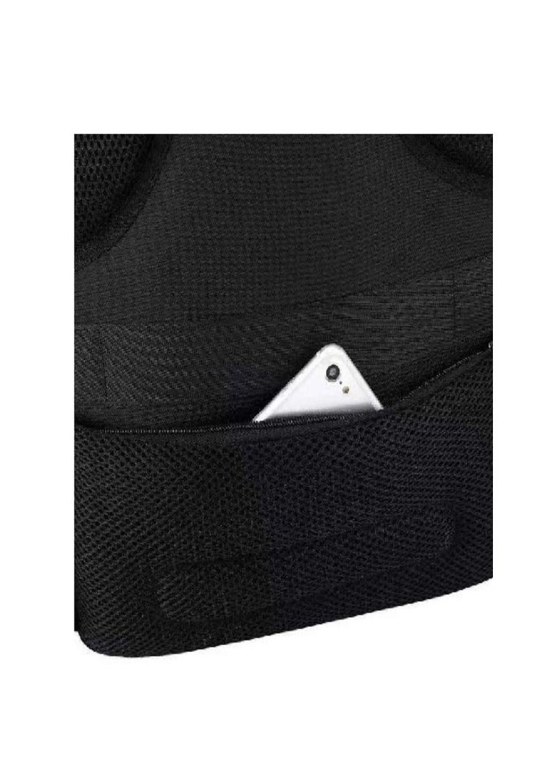 Leather Face Bag Anti-Theft (with A Lock) Design For Travel & Trip Bag + USB PORT  - Image 5
